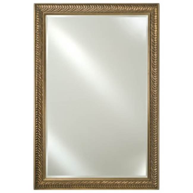 Afina Corporation Framed Mirror 16X22 Elegance Gold Beveled