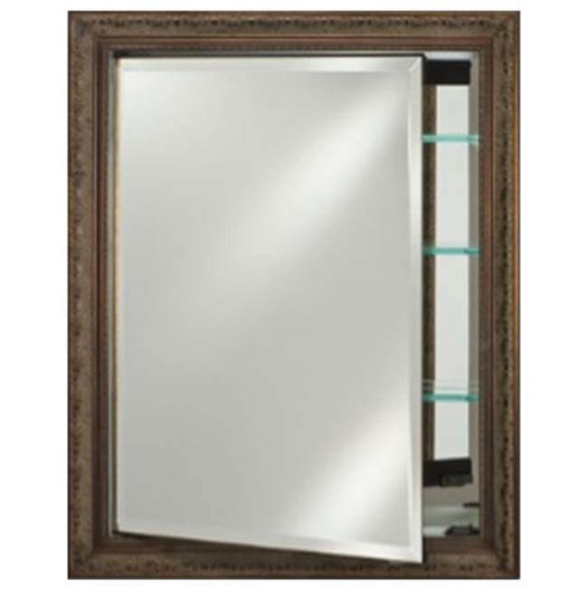 Afina Corporation Single Door 17X30 Recessed Polished Glimmer- Scallop