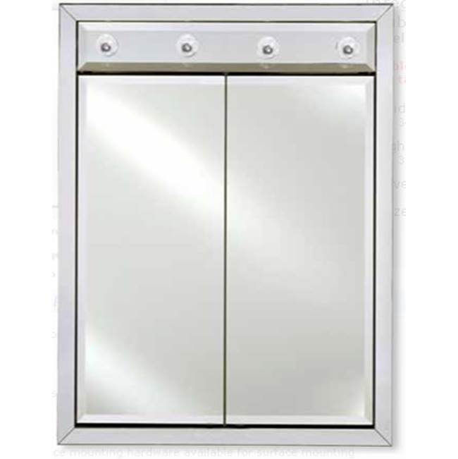 Afina Corporation Dd/Lc 31X40 Recessed Tuscany Silver