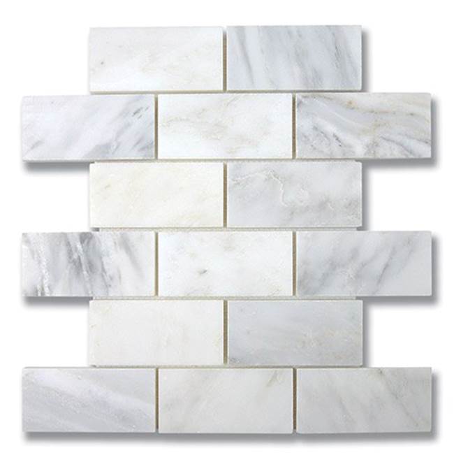 AKDO 2'' x 4'' Brick Carrara Bella (H)
