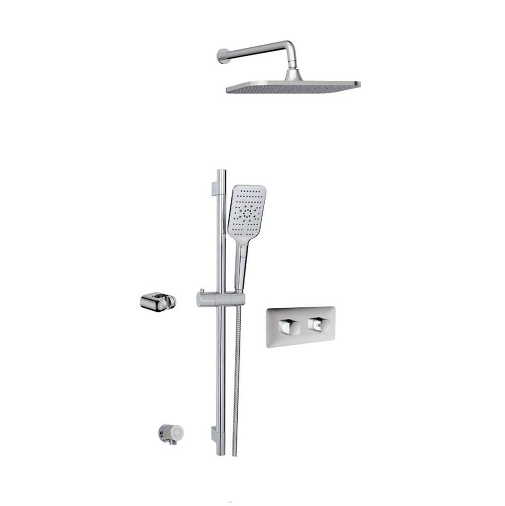 Aquabrass Inabox 1 Shower Faucet - 2 Way Shared - T12123 Valve Required