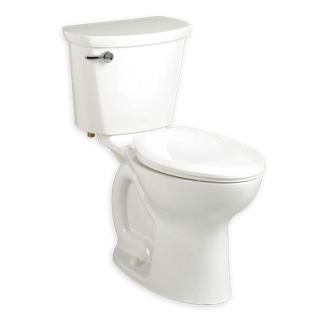 American Standard Cadet® PRO Two-Piece 1.28 gpf/4.8 Lpf Chair Height Round Front Right-Hand Trip Lever Toilet Less Seat