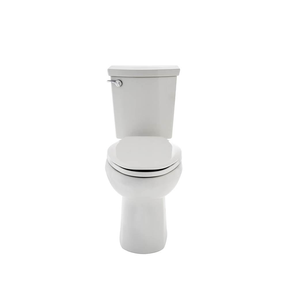 American Standard H2Optimum® Two-Piece Dual Flush 1.1 gpf/4.2 Lpf Chair Height Right-Hand Trip Lever Elongated Toilet Less Seat