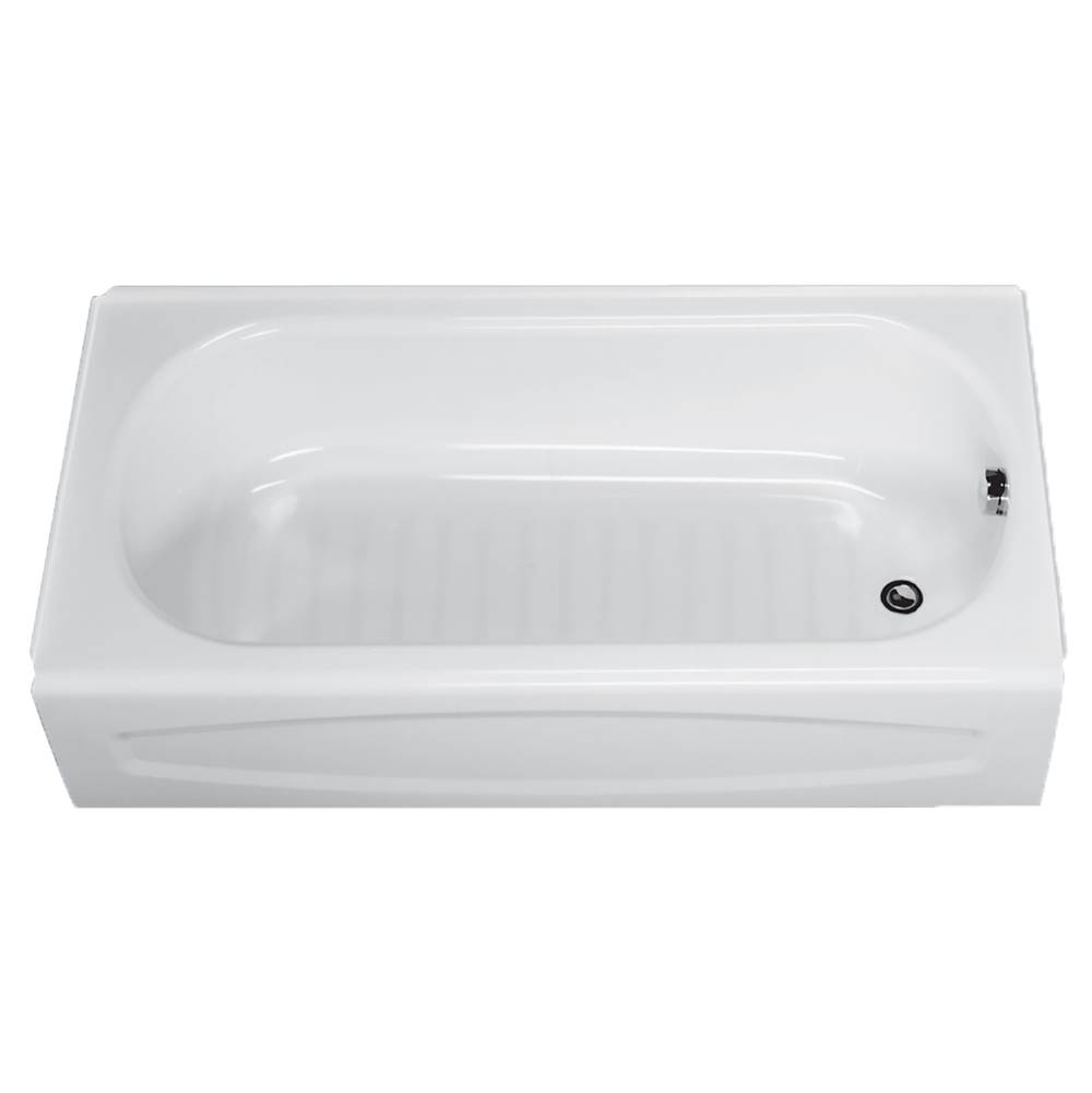American Standard New Salem 60 x 30-Inch Integral Apron Bathtub With Left-Hand Outlet