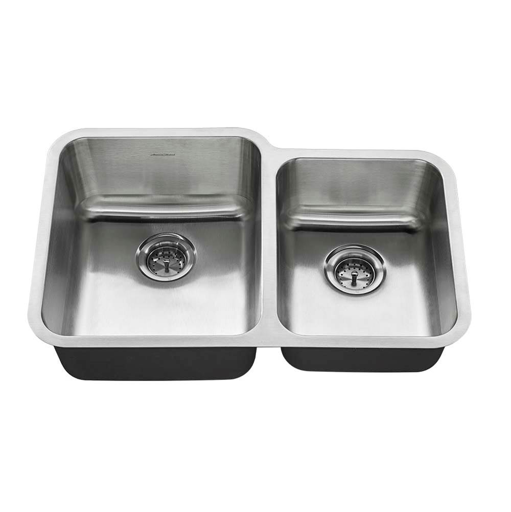 American Standard Reliant® 31 x 20-Inch Stainless Steel Undermount Double-Bowl Kitchen Sink