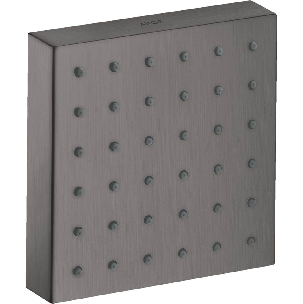 Axor ShowerSolutions Shower Module 5'' x 5'' Square in Brushed Black Chrome