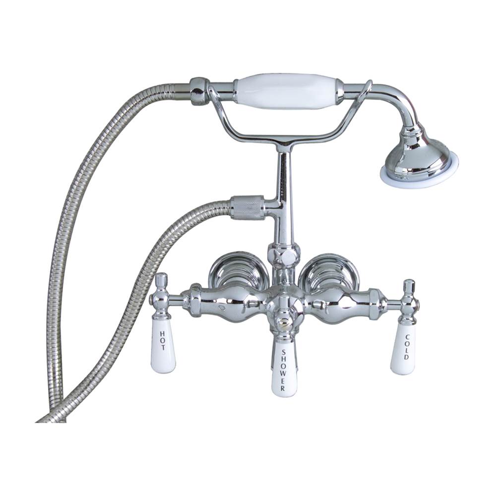 Barclay Hand Held Shower, Old Style Spigot, Polished Chrome