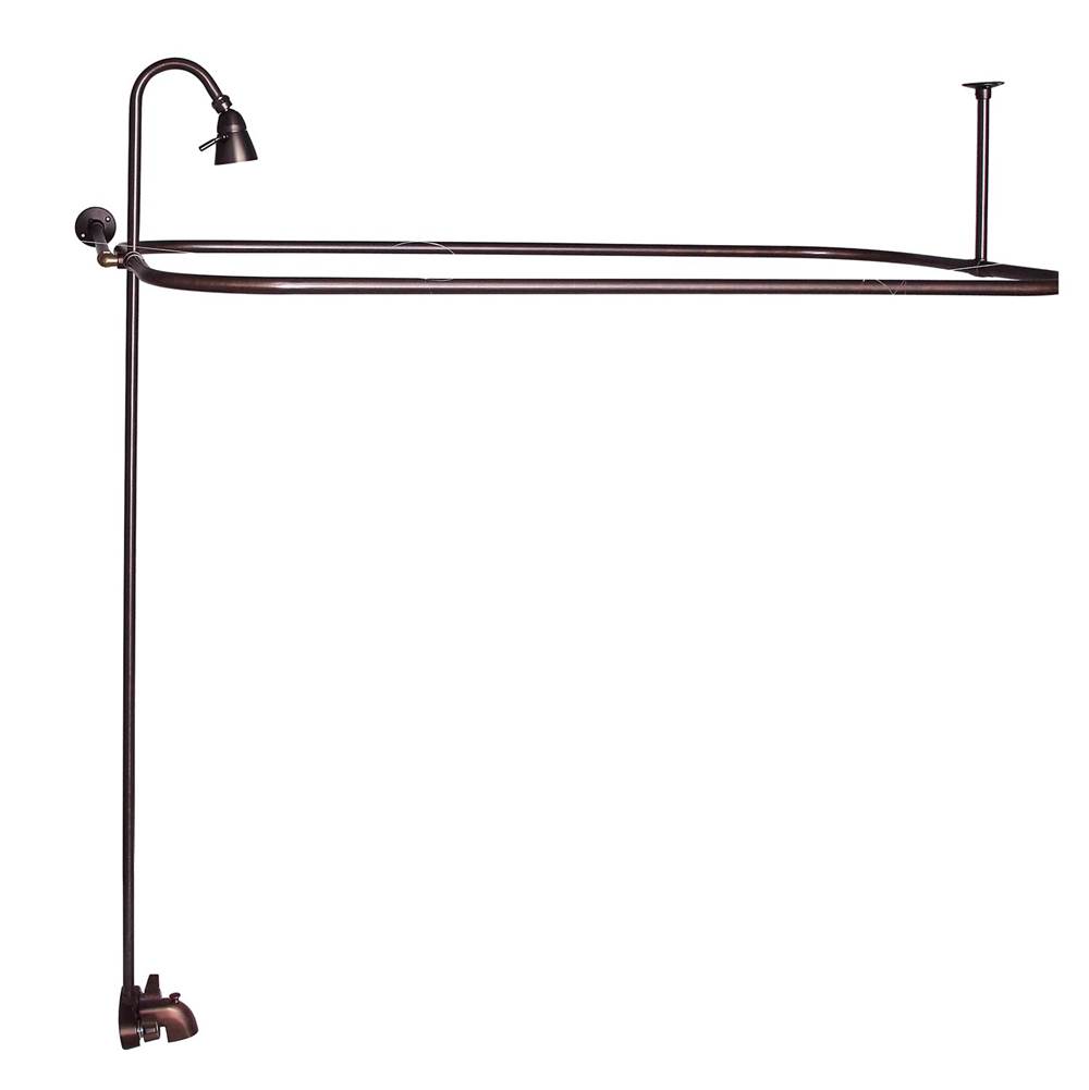 Barclay Converto Shower w/48'' Rect Rod,Fct, Riser, Oil-Rubbed Bronze