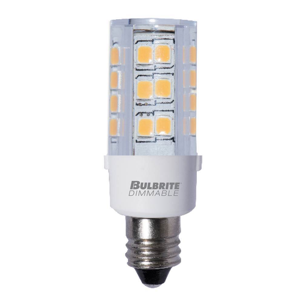 Bulbrite 4.5W Led E12 Clear 3000K 120V Dimmable
