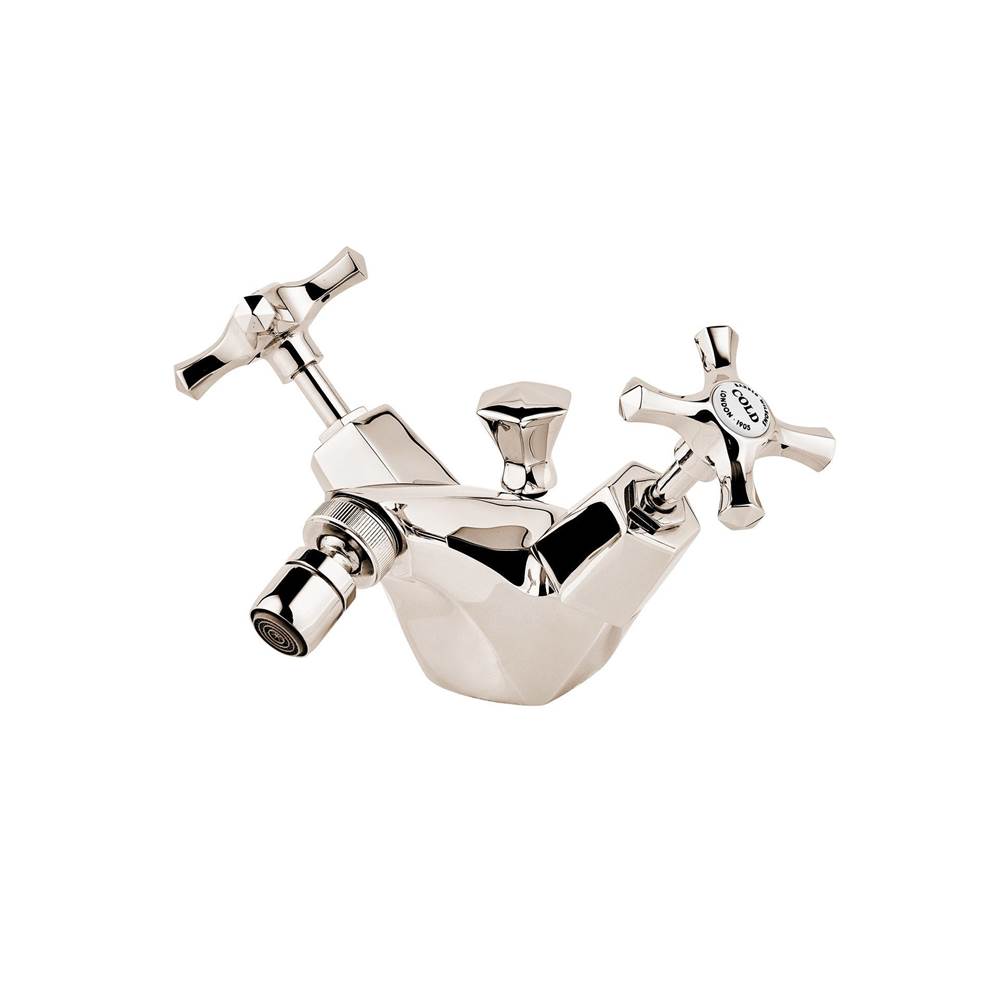 Barber Wilsons And Company Mastercraft Single Hole Bidet With White Porcelain Button