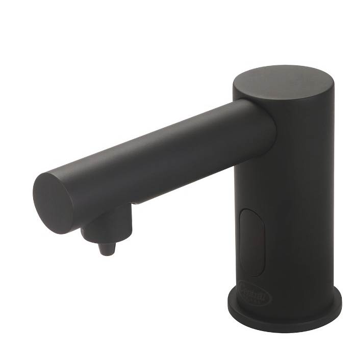 Central Brass Sensor-1-Hole Deck Mount Soap Dispenser-Matte Black