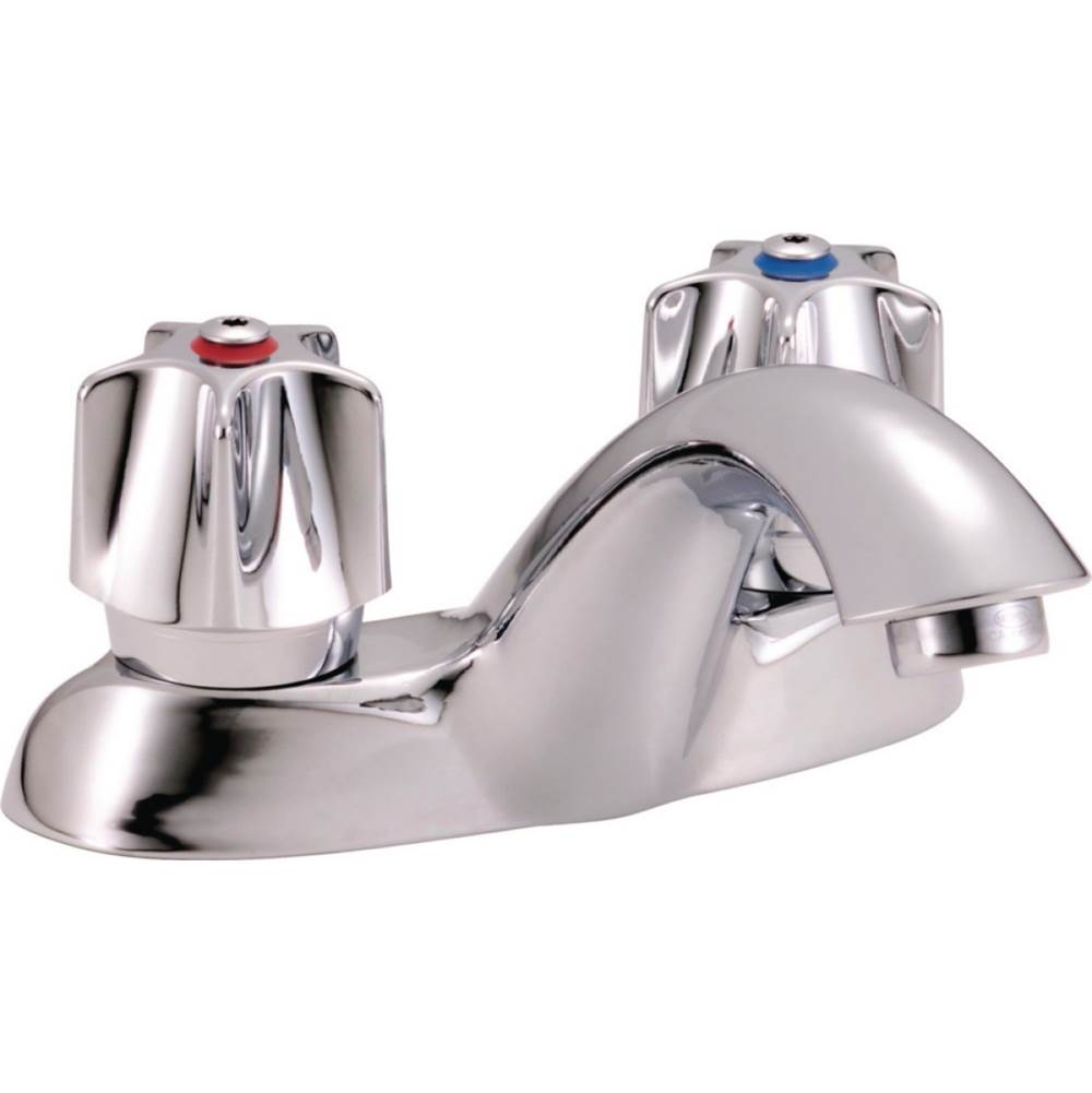 Delta Commercial Commercial 21C: Two Handle Centerset Bathroom Faucet - Less Pop-Up