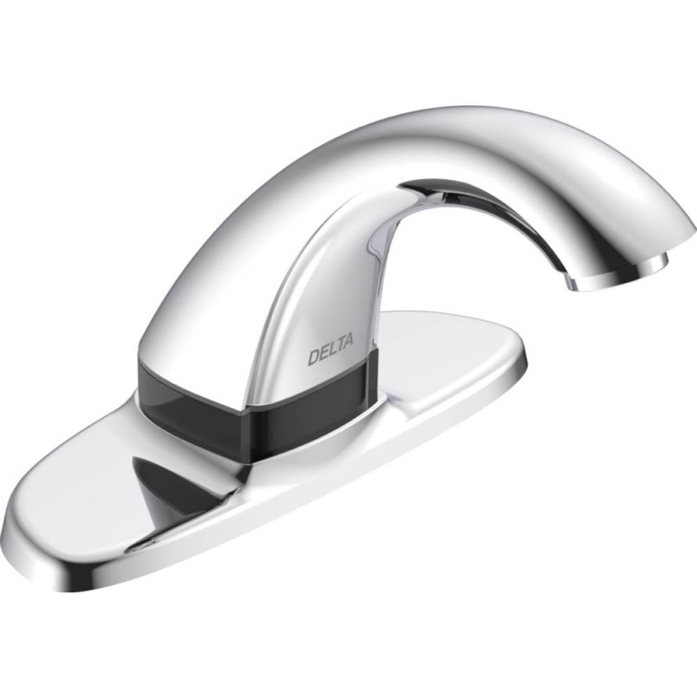 Delta Commercial Commercial 590HDF: Electronic Lavatory Faucet with Proximity® Sensing Technology - Hardwire Operated
