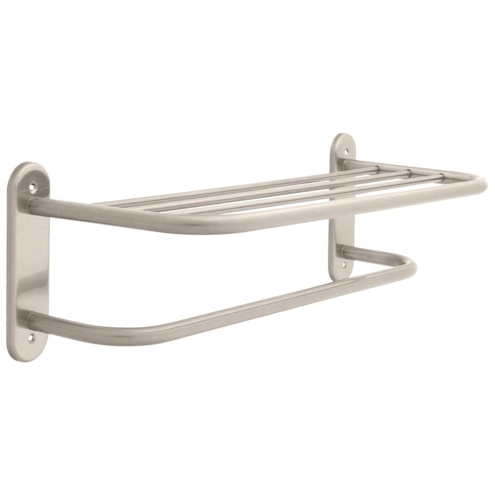 Delta Faucet Other 24'' Stainless Steel Towel Shelf with One Bar, Exposed Mounting