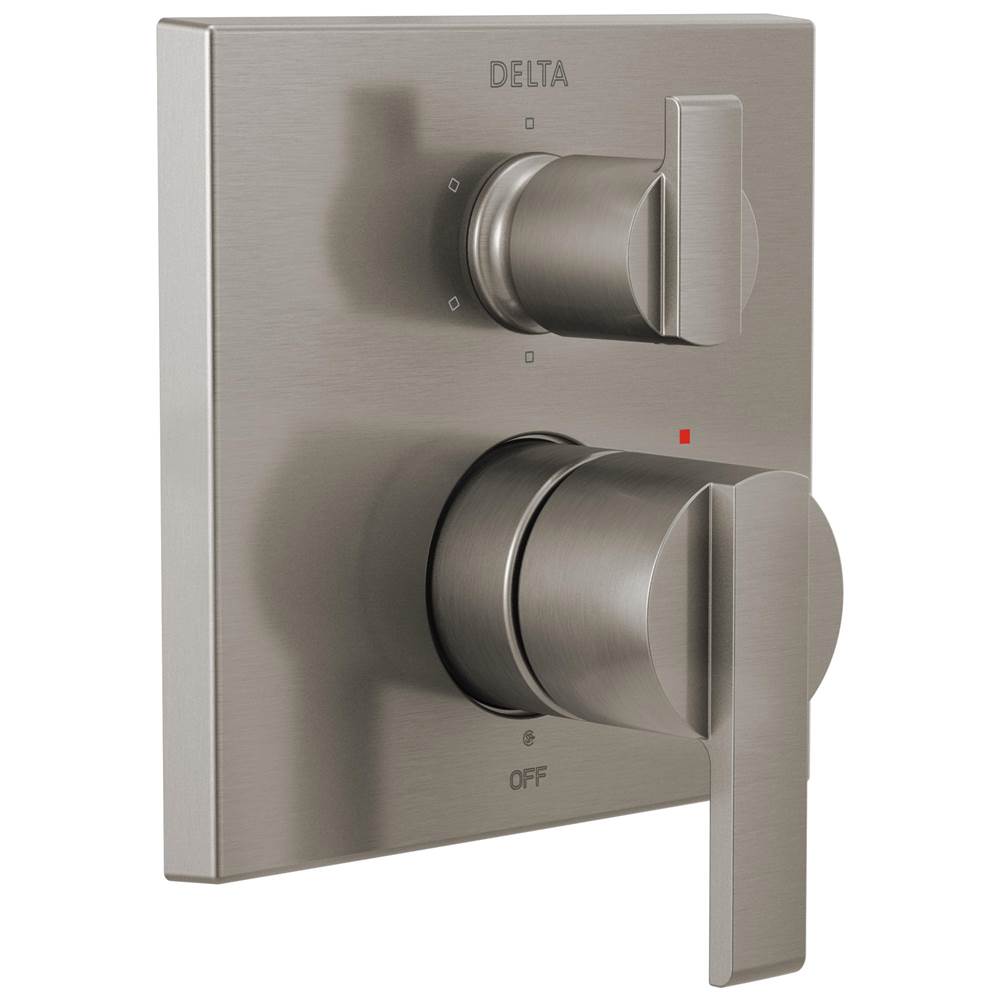 Delta Faucet Ara® Angular Modern Monitor® 14 Series Valve Trim with 6-Setting Integrated Diverter