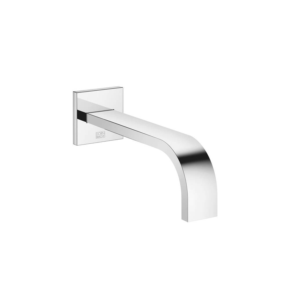 Dornbracht Lavatory Spout, Wall-Mounted Without Drain In Brushed Durabrass