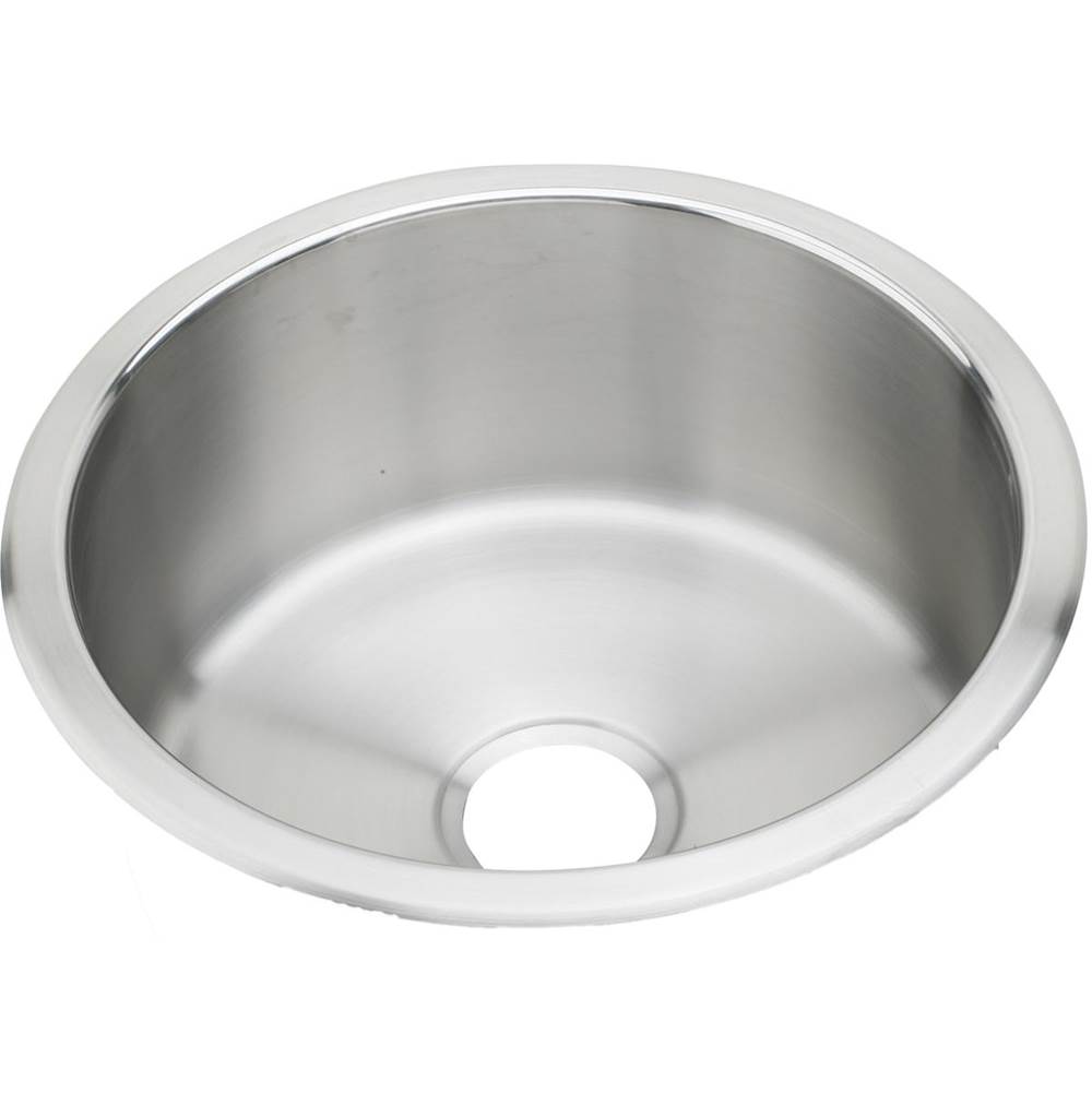 Elkay Asana Stainless Steel 14-3/8'' x 14-3/8'' x 6'', Single Bowl Drop-in Bar Sink