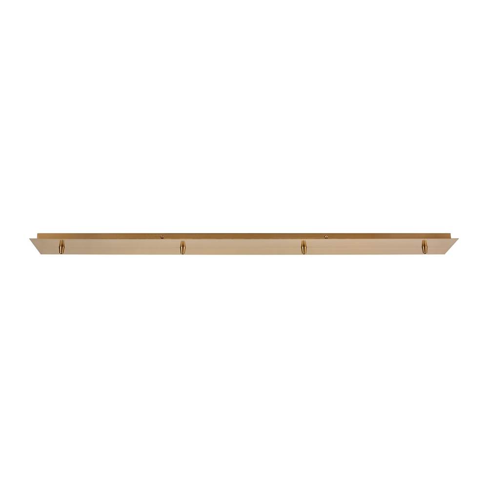 Elk Lighting Pendant Options 4-Hole Linear Pan For Pendants in Satin Brass