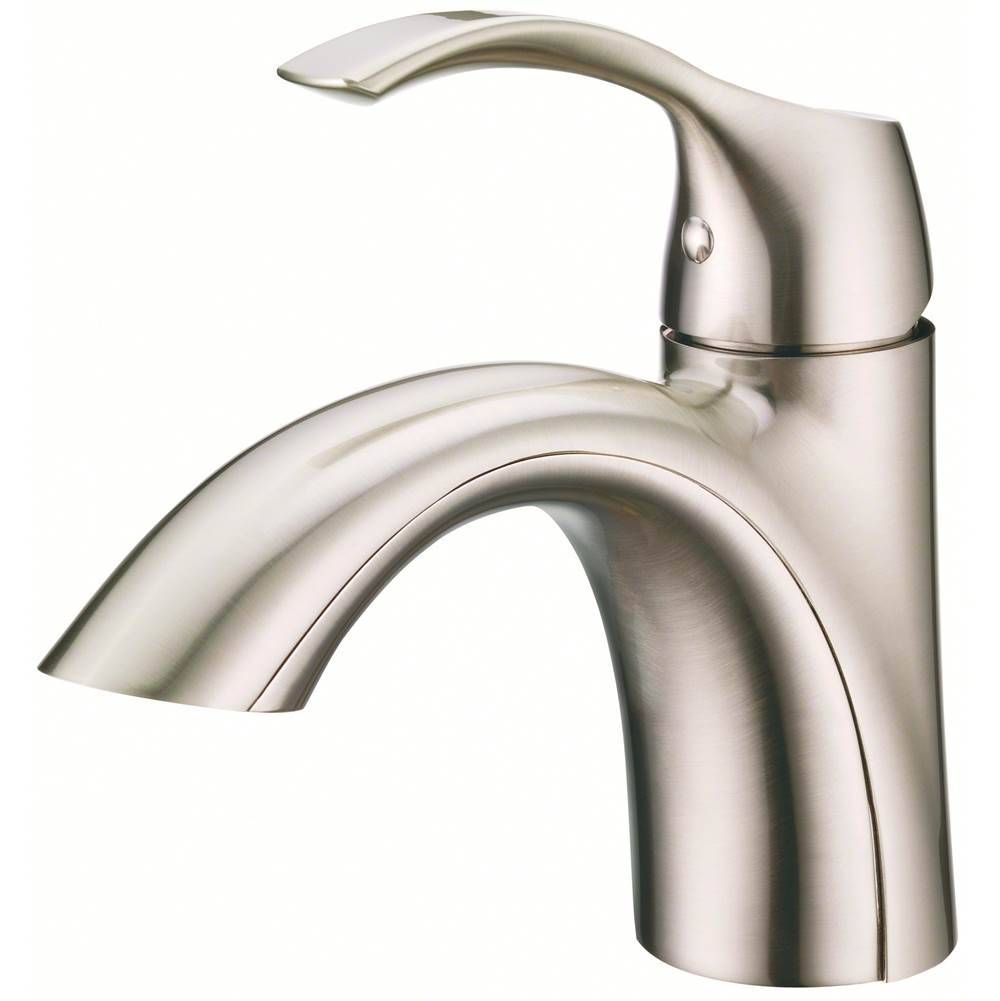 Gerber Plumbing Antioch 1H Lavatory Faucet Single Hole Mount w/ 50/50 Touch Down Drain 1.2gpm Brushed Nickel