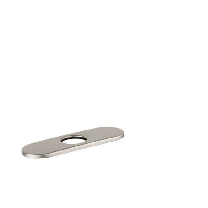 Hansgrohe E&S Accessories Base Plate for Contemporary Single-Hole Faucets, 6'' in Brushed Nickel