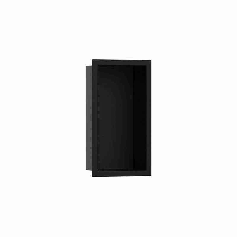 Hansgrohe XtraStoris Original Wall Niche with Integrated Frame 12''x 6''x 4''  in Matte Black