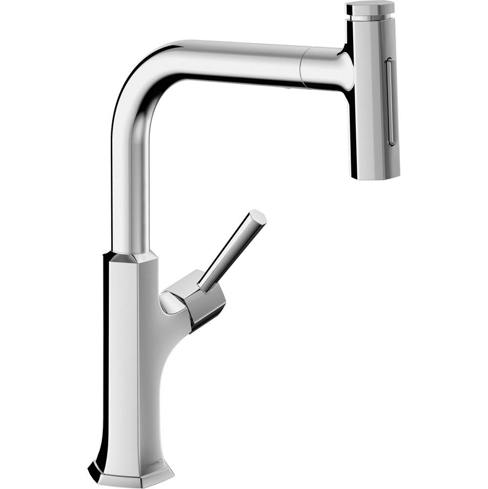 Hansgrohe Locarno HighArc Kitchen Faucet, 2-Spray Pull-Out with sBox, 1.75 GPM in Chrome