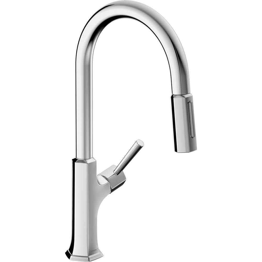 Hansgrohe Locarno HighArc Kitchen Faucet, 2-Spray Pull-Down with sBox, 1.75 GPM in Chrome
