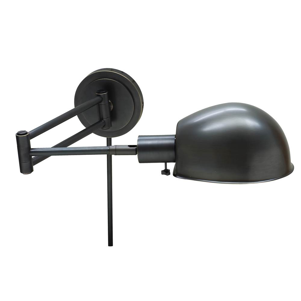 House Of Troy Addison Oil Rubbed Bronze Pharmacy Wall Swing Arm Lamp