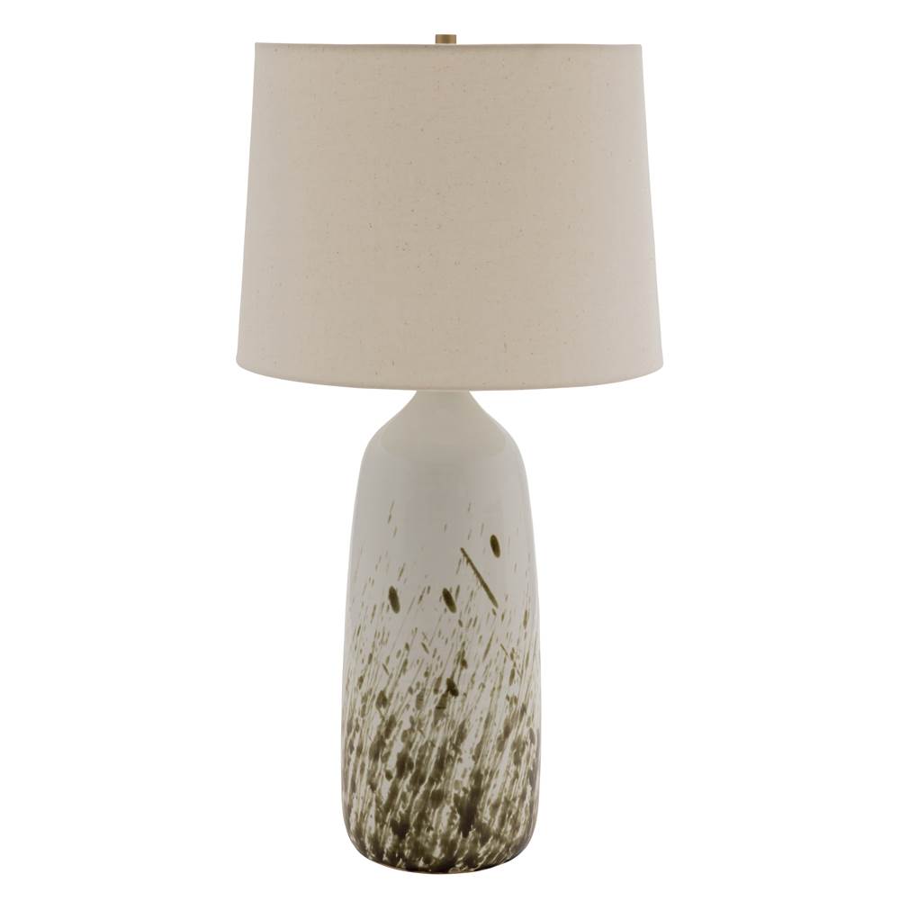 House Of Troy 29'' Scatchard Table Lamp in Decorated White