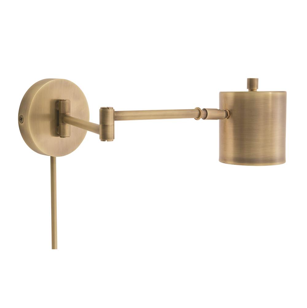House Of Troy Morris Adjustable LED Wall Lamp in Antique Brass