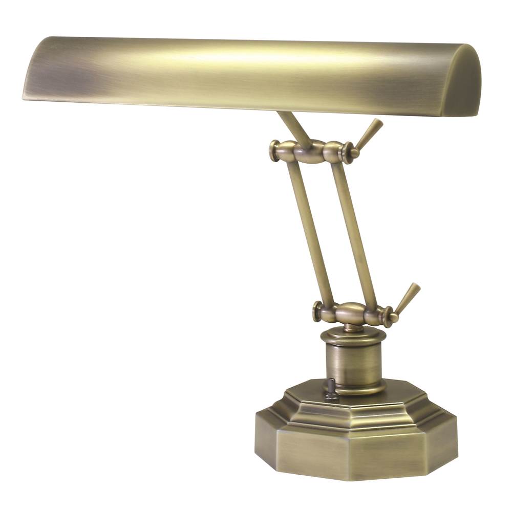 House Of Troy Desk/Piano Lamp 14'' Antique Brass