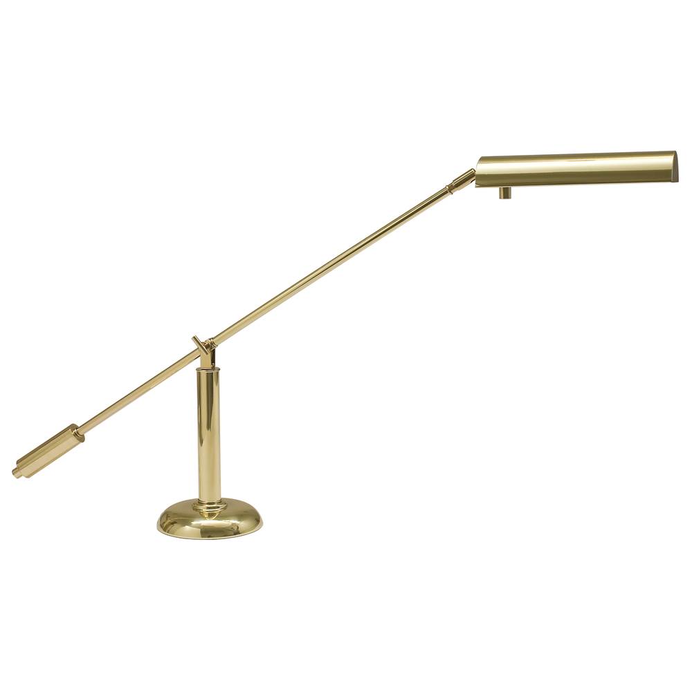House Of Troy Counter Balance Polished Brass Piano/Desk Lamp