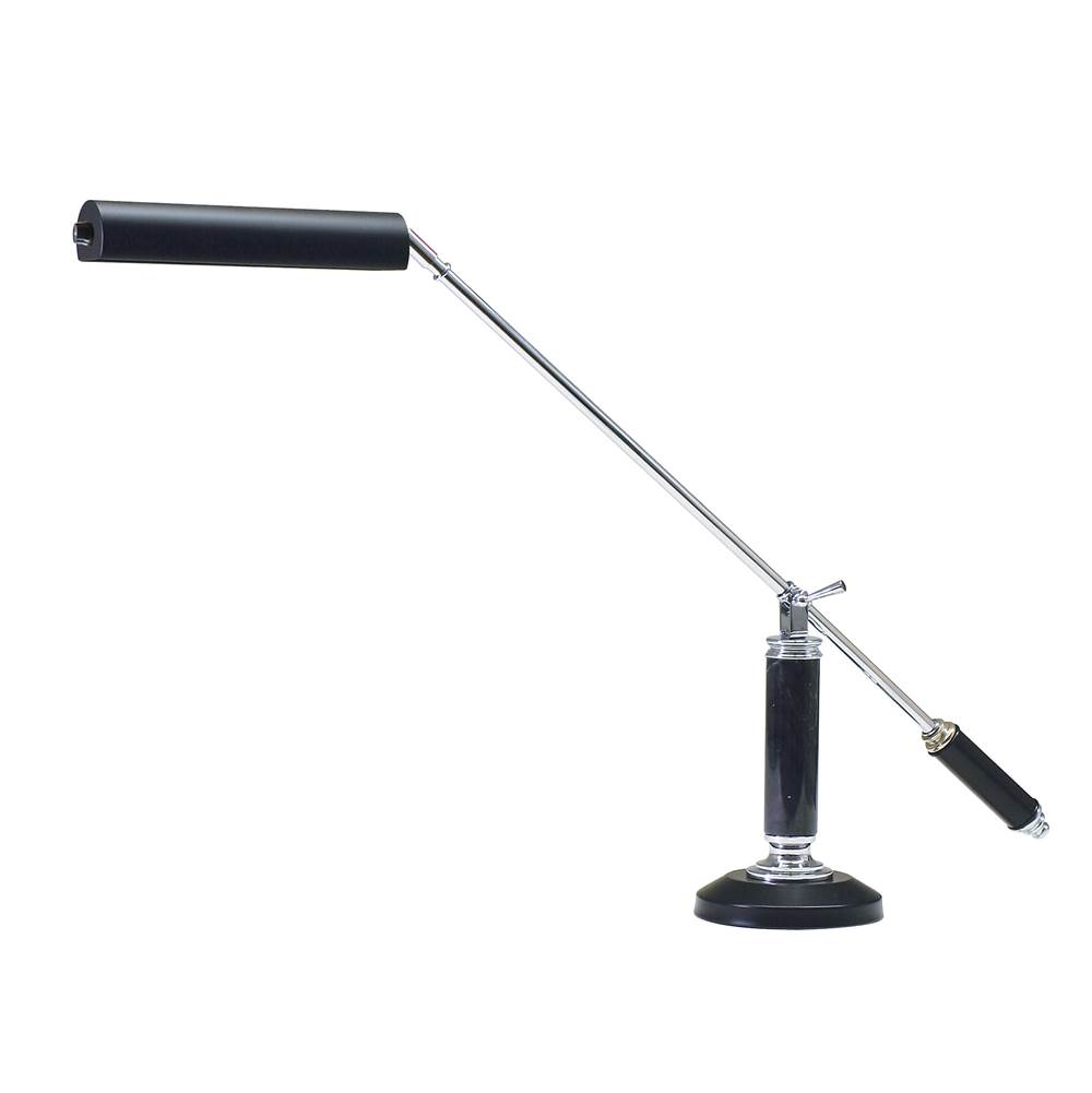 House Of Troy Counter Balance Chrome and Black Marble LED Piano/Desk Lamp