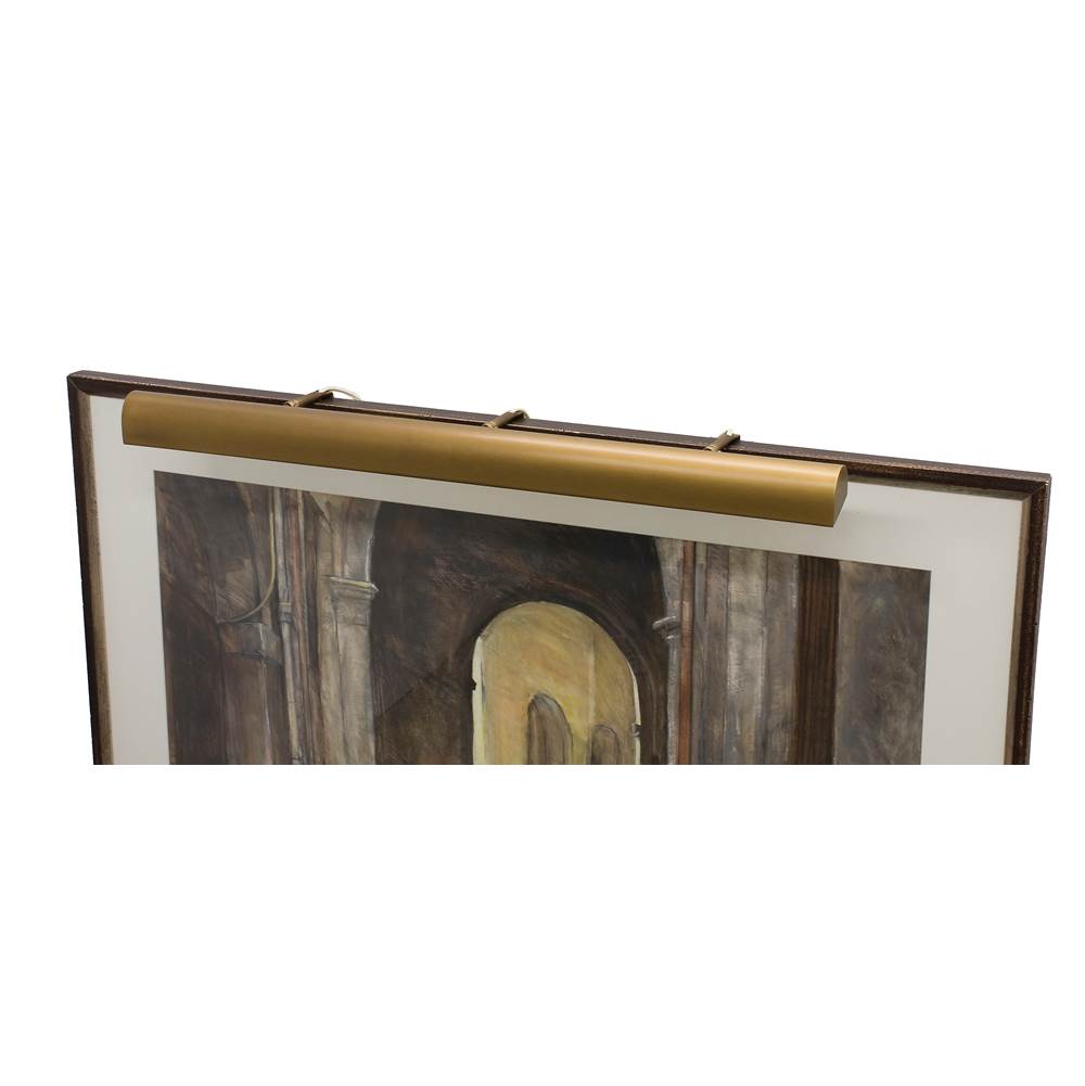 House Of Troy Traditional 36'' Weathered Brass Picture Light