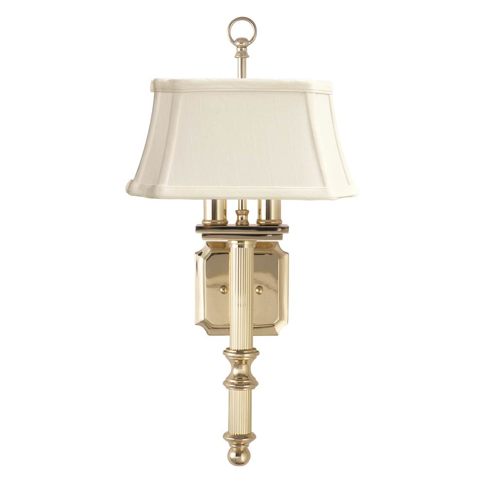 House Of Troy Wall Sconce Polished Brass