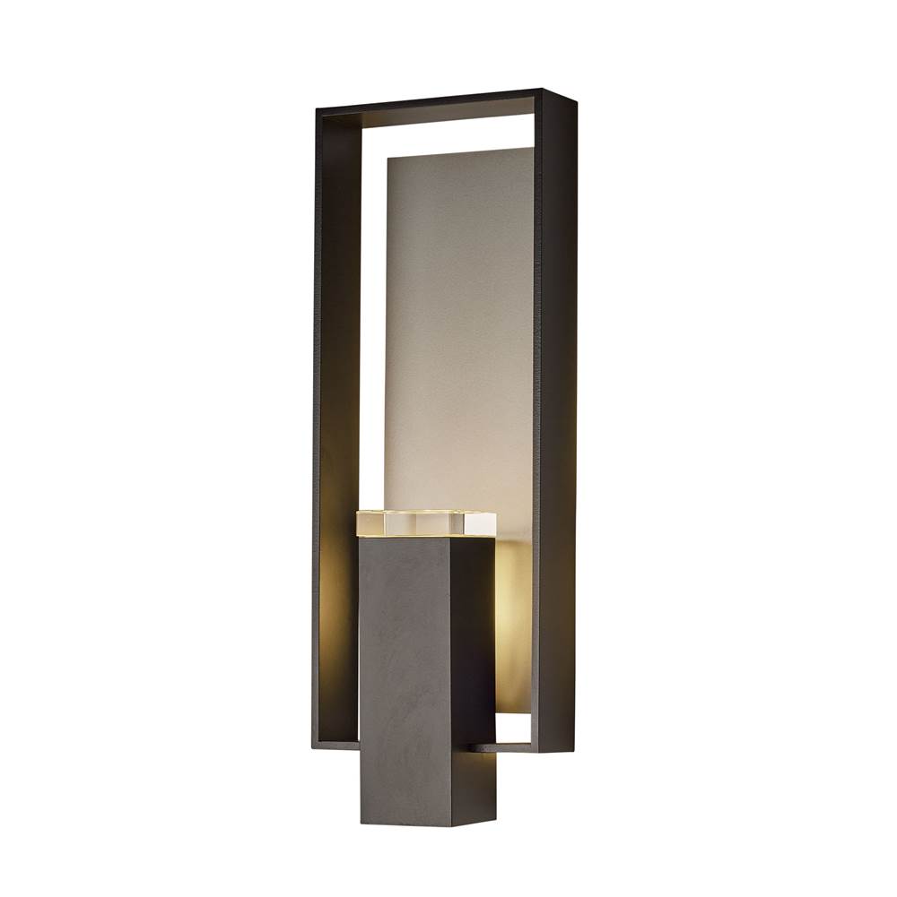 Hubbardton Forge Shadow Box Large Outdoor Sconce, 302605-SKT-20-20-ZM0546