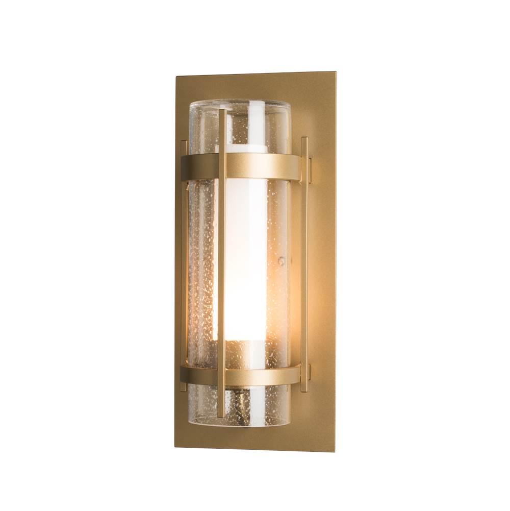 Hubbardton Forge Banded Seeded Glass Outdoor Sconce, 305897-SKT-80-ZS0655
