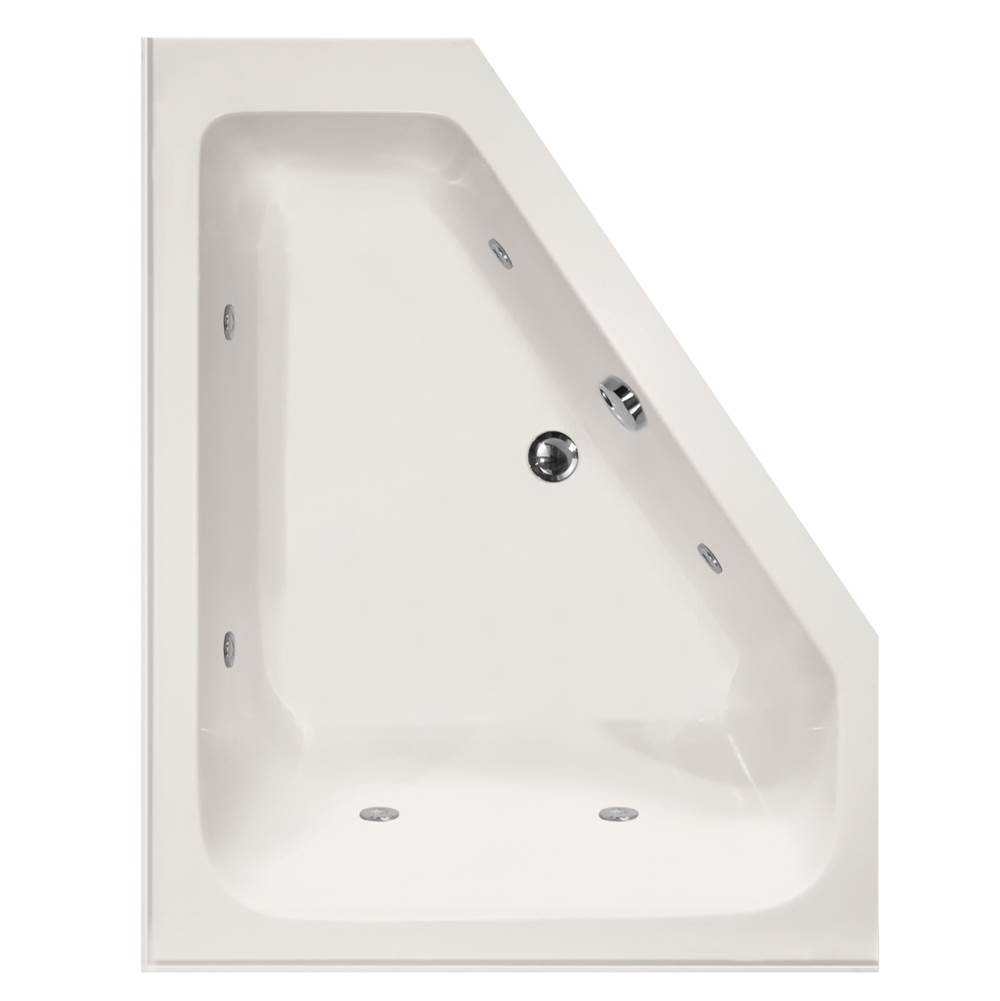 Hydro Systems COURTNEY 6048 AC W/WHIRLPOOL SYSTEM-WHITE-RIGHT HAND