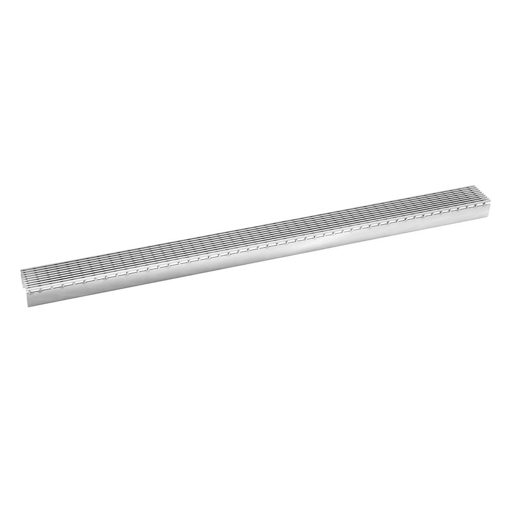 Infinity Drain 60'' Wedge Wire Grate for S-AG 65 in Satin Stainless