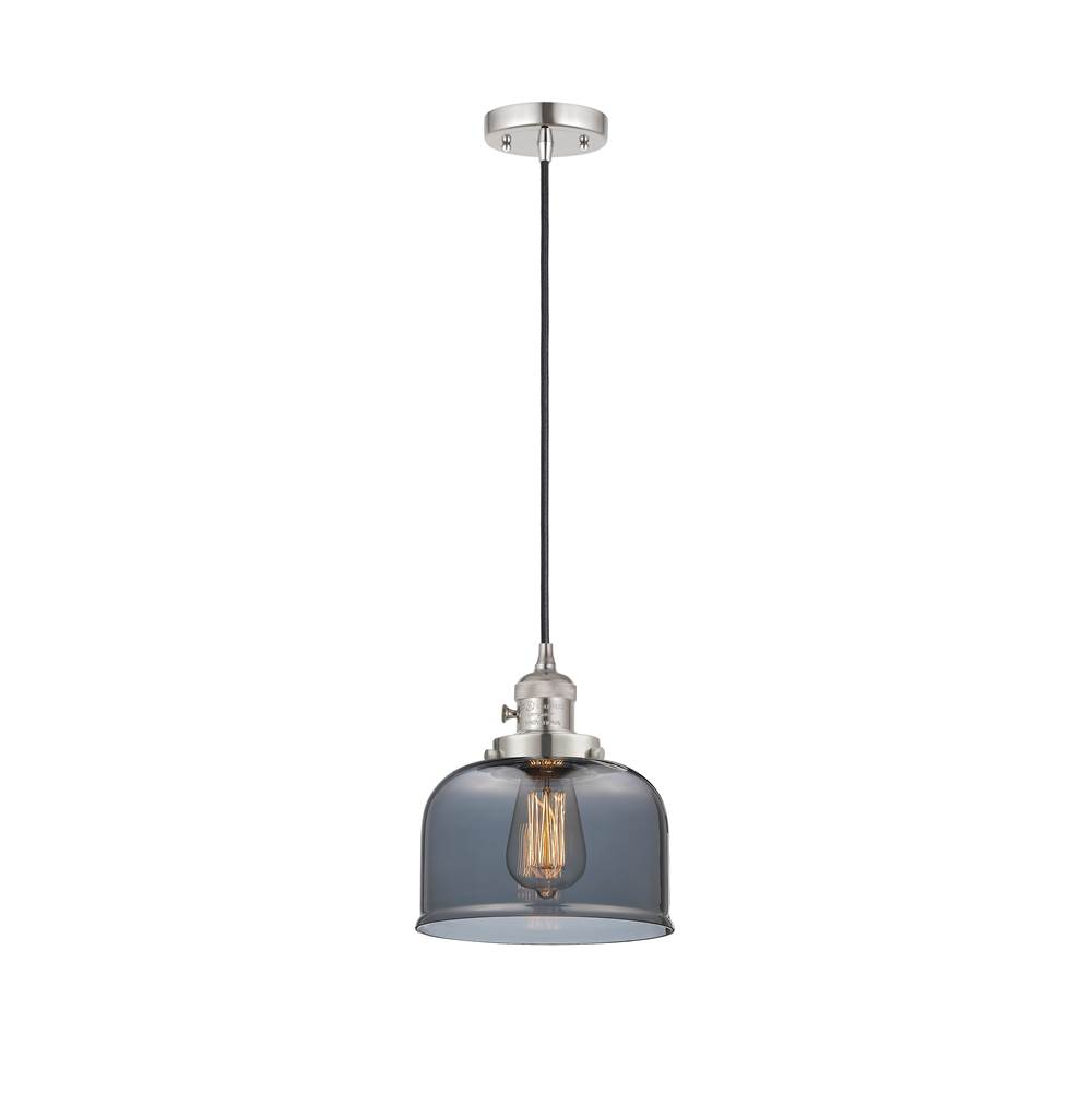 Innovations Bell 1 Light 8'' Mini Pendant with Switch