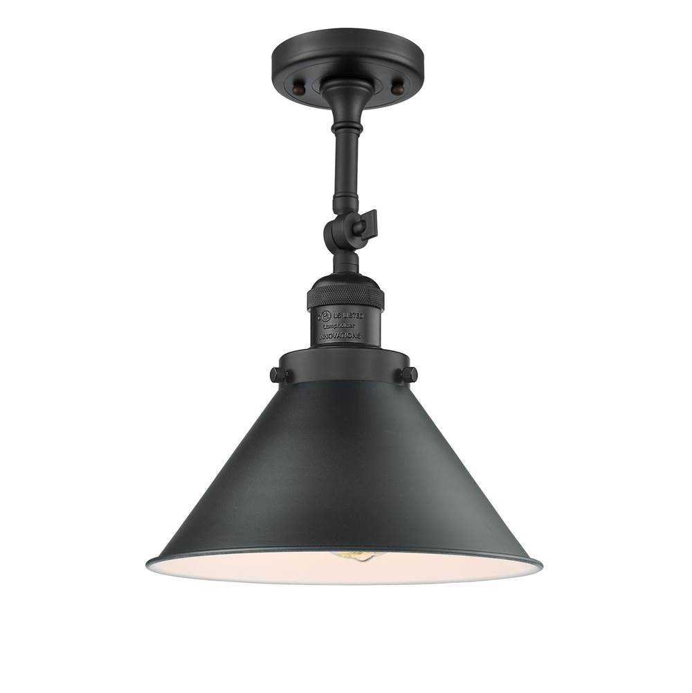 Innovations Briarcliff 1 Light Semi-Flush Mount part of the Franklin Restoration Collection