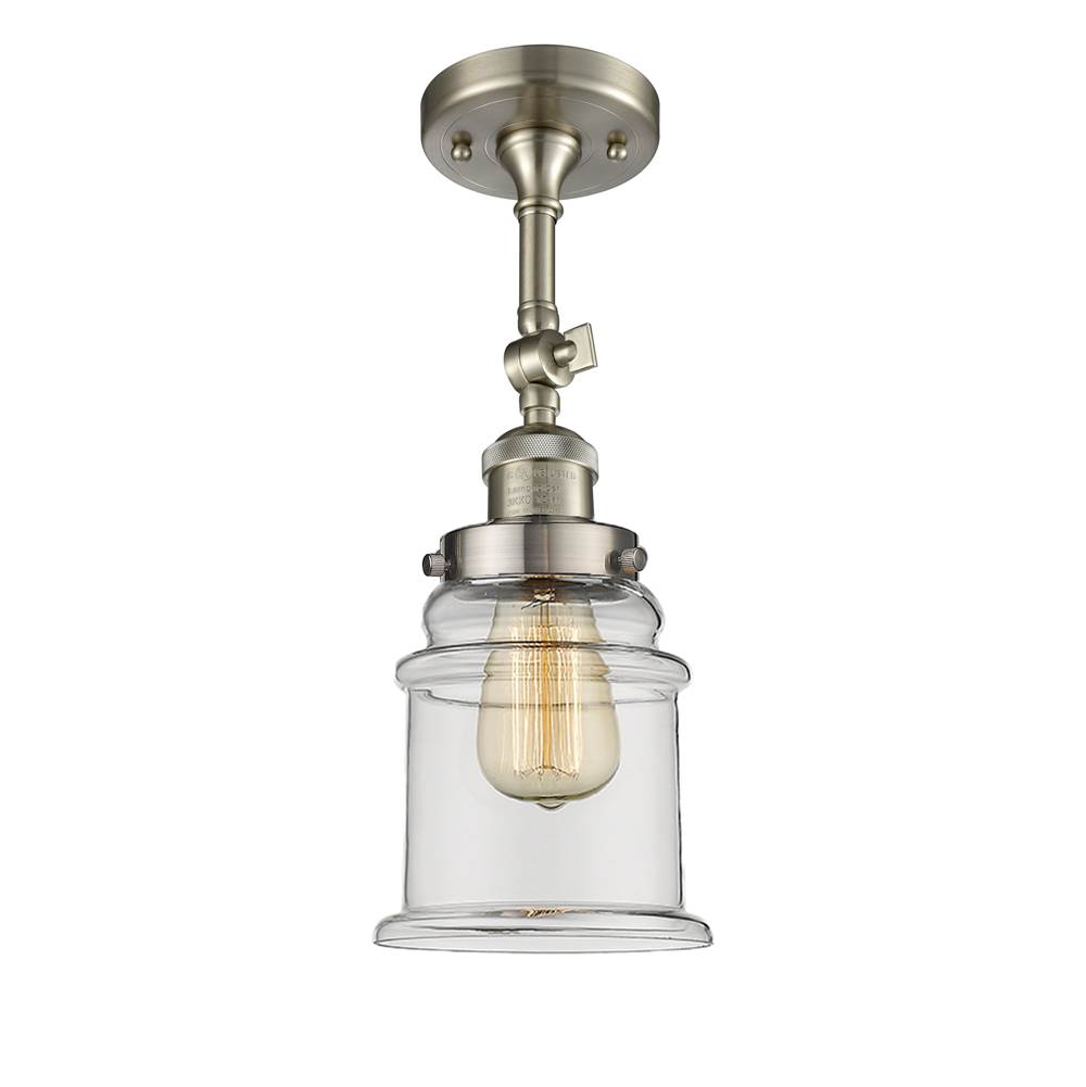 Innovations Canton 1 Light Semi-Flush Mount part of the Franklin Restoration Collection