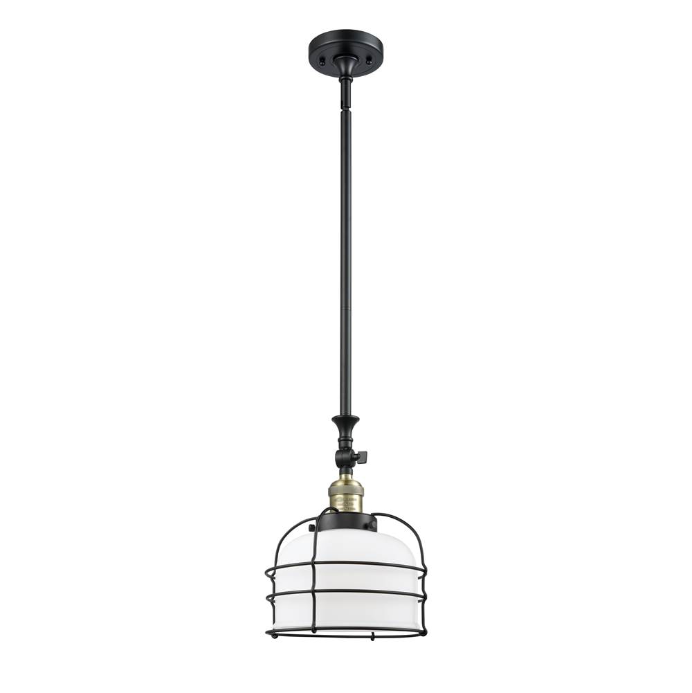 Innovations Large Bell Cage 1 Light Mini Pendant part of the Franklin Restoration Collection