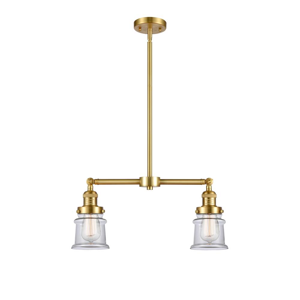Innovations Small Canton 2 Light Chandelier part of the Franklin Restoration Collection