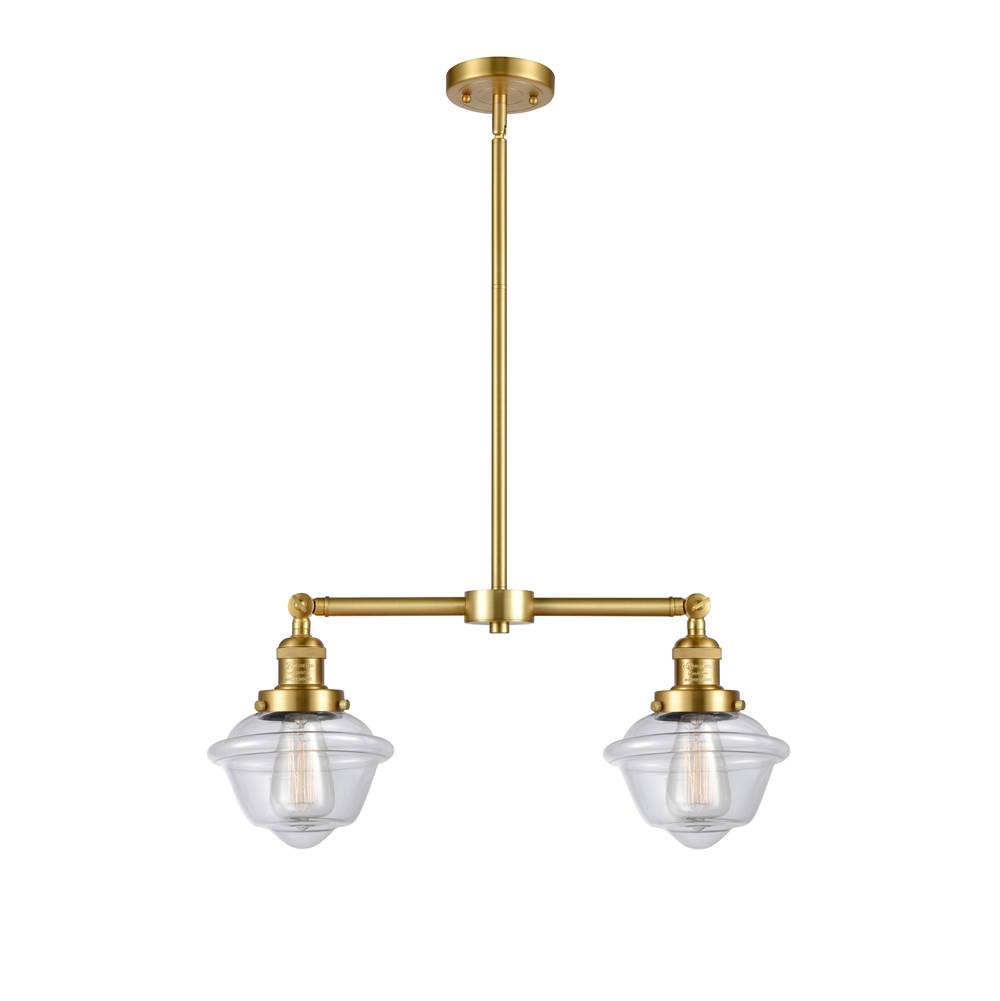 Innovations Small Oxford 2 Light Chandelier part of the Franklin Restoration Collection