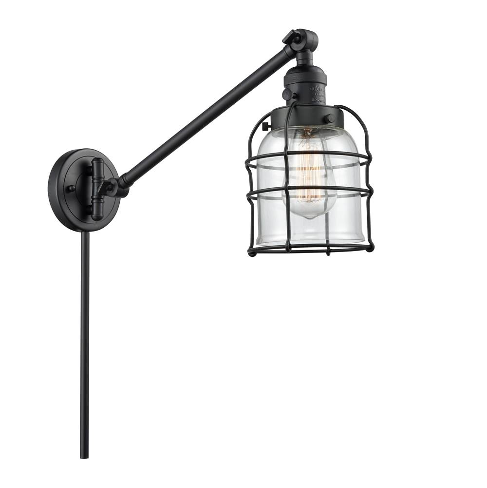Innovations Small Bell Cage 1 Light Swing Arm part of the Franklin Restoration Collection