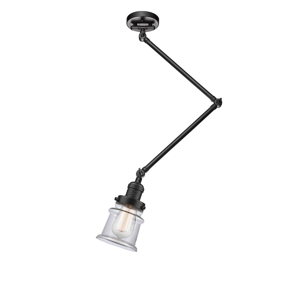 Innovations Small Canton 1 Light Flush Mount part of the Franklin Restoration Collection