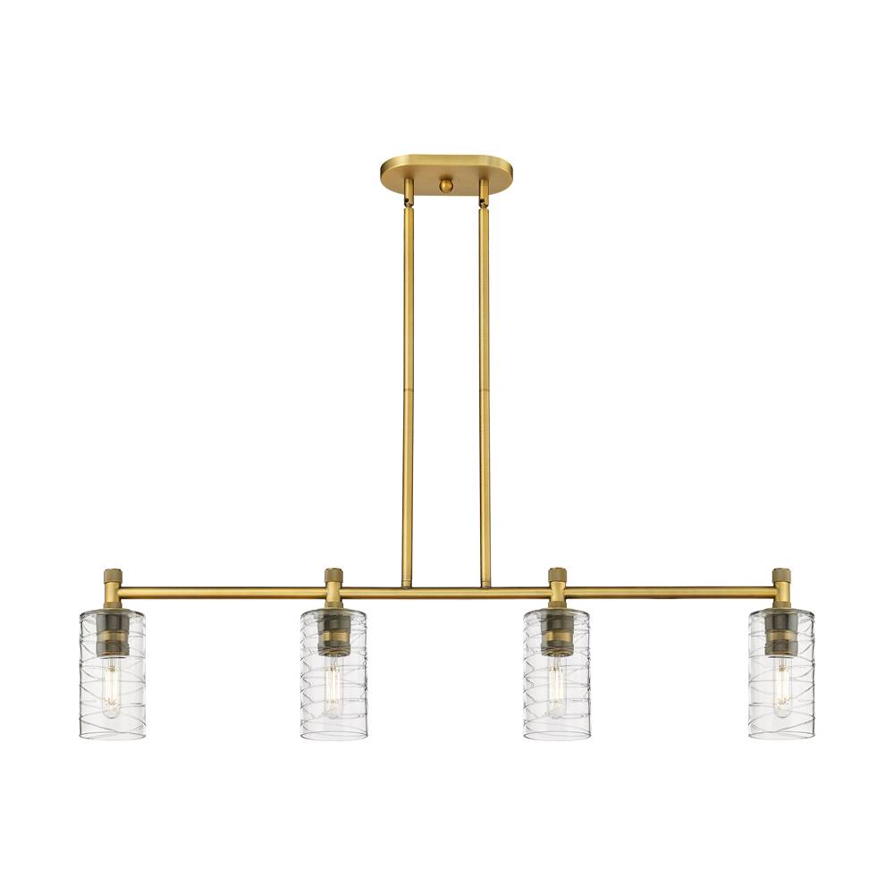 Innovations Crown Point Brushed Brass Island Lighting