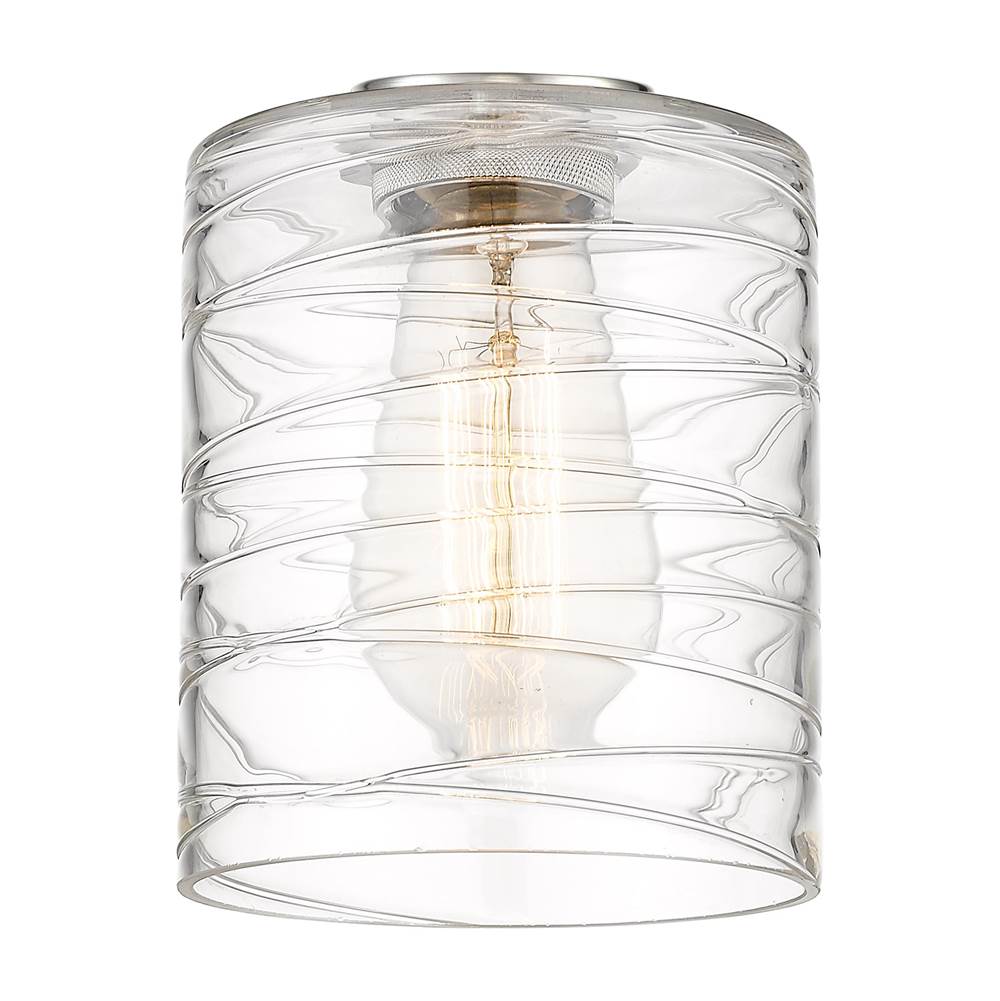 Innovations Cobbleskill Light 5 inch Deco Swirl Glass