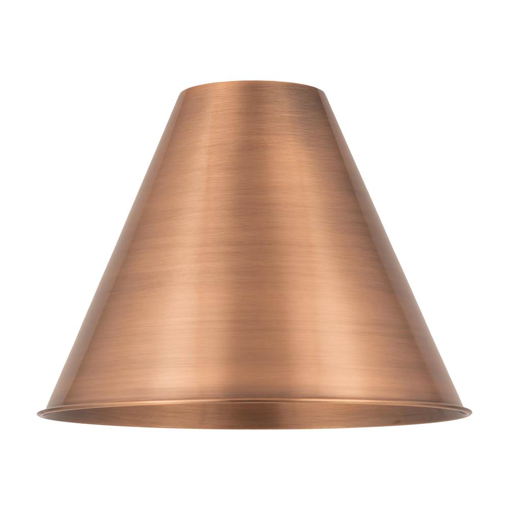 Innovations Ballston Cone Light 12 inch Antique Copper Metal Shade